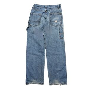 Vintage 2000s Levi’s Carpenter Workwear Straight Blue Jeans Size 31x32
